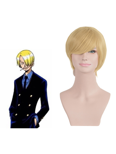 1611 ONE PIECE Vinsmoke Sanji Cosplay Wig